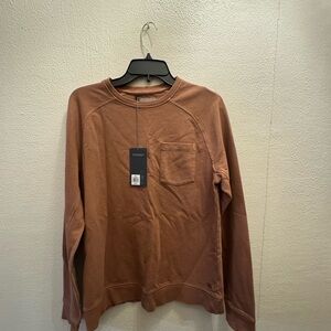 NWT VSRT Small Brown Crewneck Sweatshirt